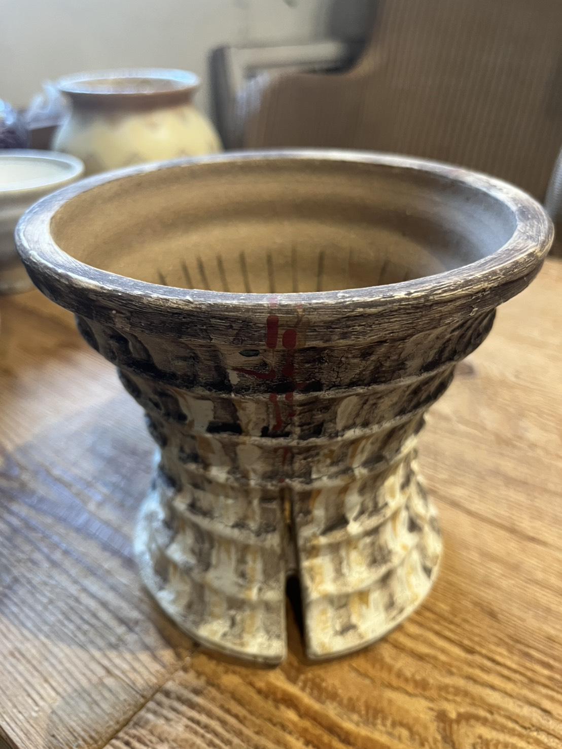 plant pot_027 刻ム音 植木鉢