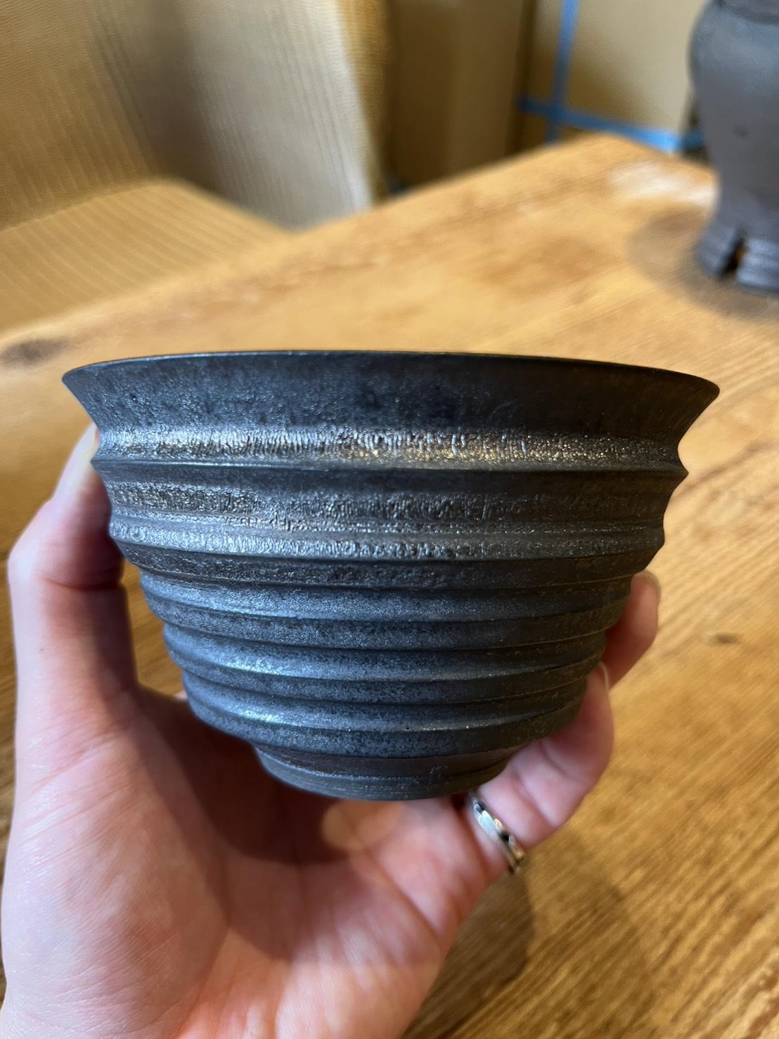 plant pot_050 黒鳴鉢